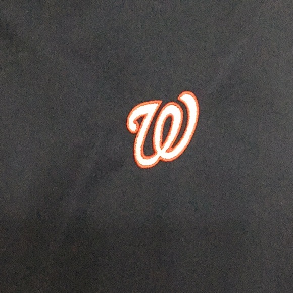 Washington Nationals pullover wind jacket - Picture 2 of 3